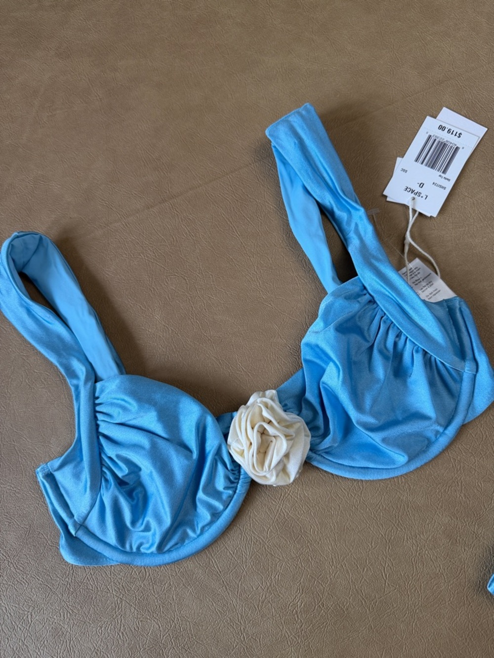 BNWT L*Space Stella Rose Appliqué Bikini - Picture 7 of 12